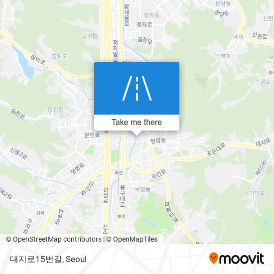 대지로15번길 map