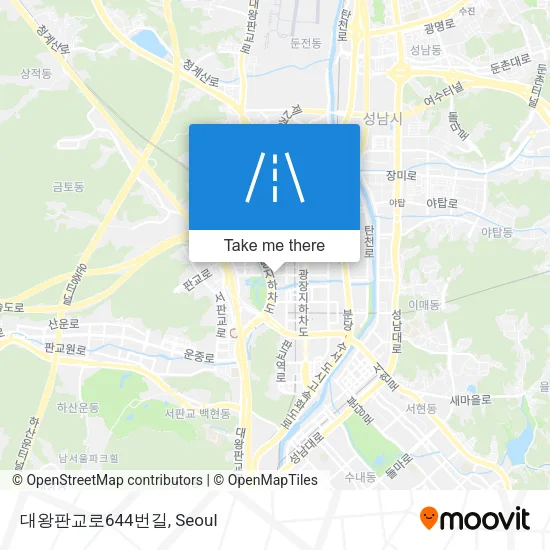 대왕판교로644번길 map