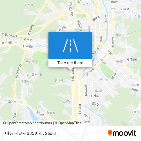 대왕판교로385번길 map