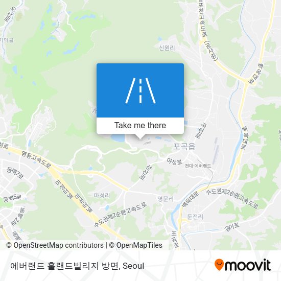 에버랜드 홀랜드빌리지 방면 map