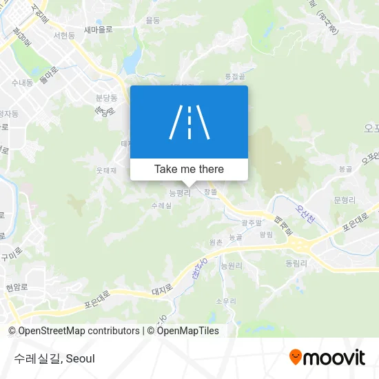 수레실길 map