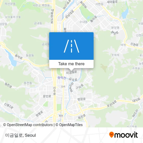 미금일로 map