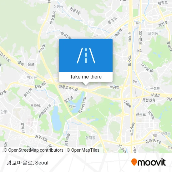 광교마을로 map