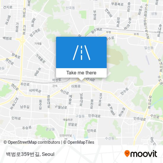 백범로359번길 map