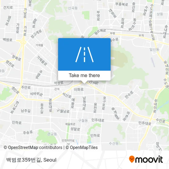 백범로359번길 map