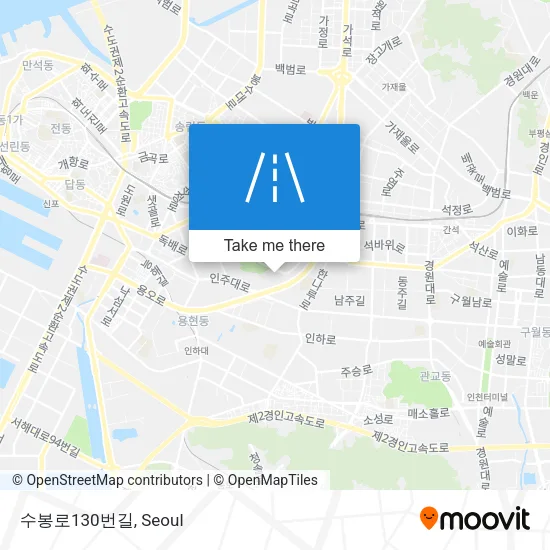수봉로130번길 map