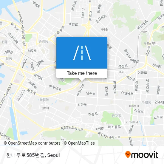 한나루로585번길 map