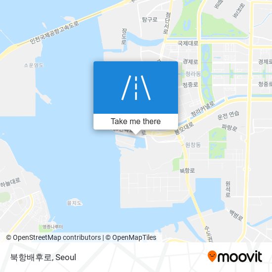 북항배후로 map