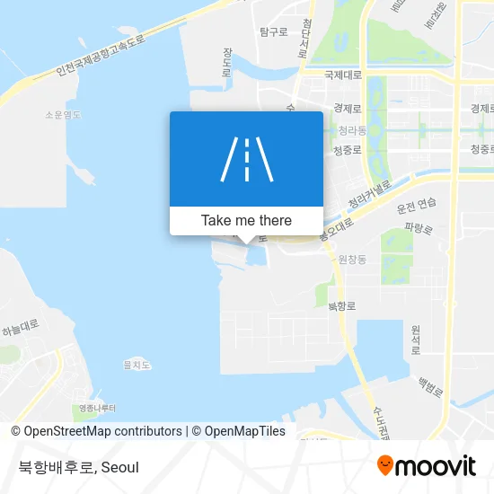 북항배후로 map
