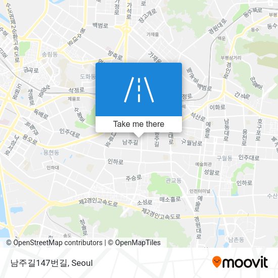 남주길147번길 map
