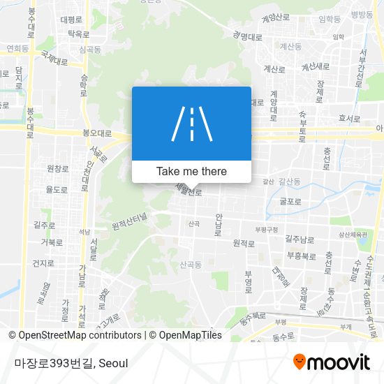 마장로393번길 map