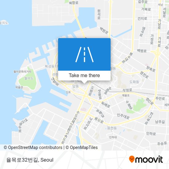 율목로32번길 map