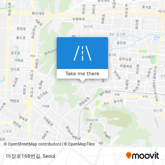 마장로168번길 map