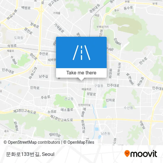 문화로133번길 map