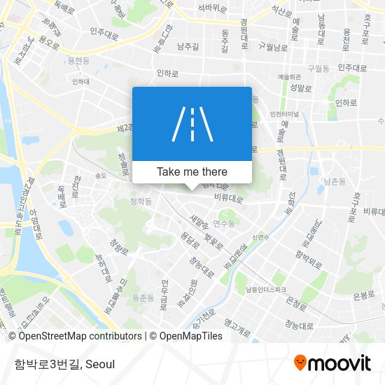 함박로3번길 map