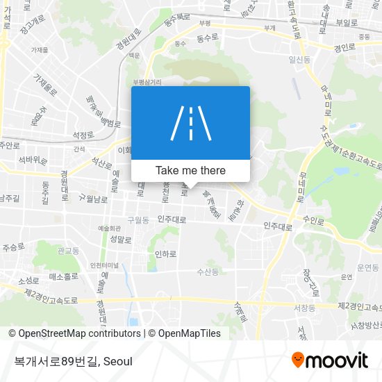 복개서로89번길 map