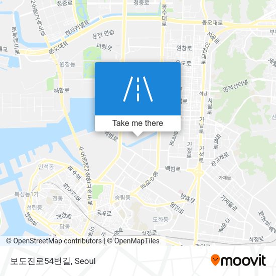 보도진로54번길 map