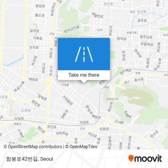 함봉로42번길 map