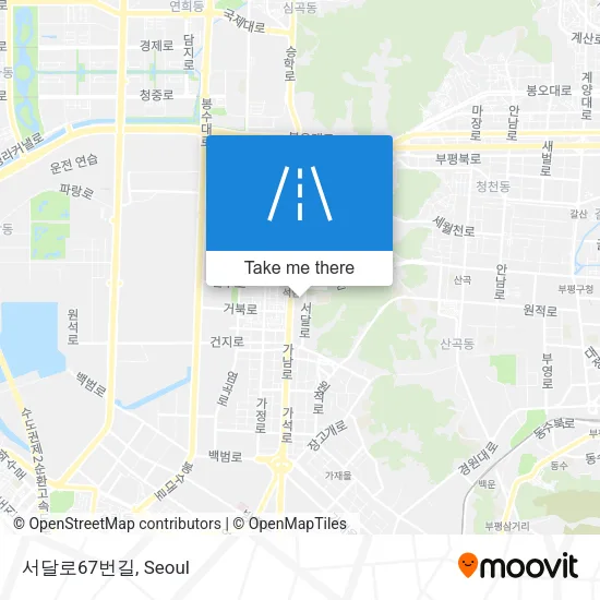 서달로67번길 map
