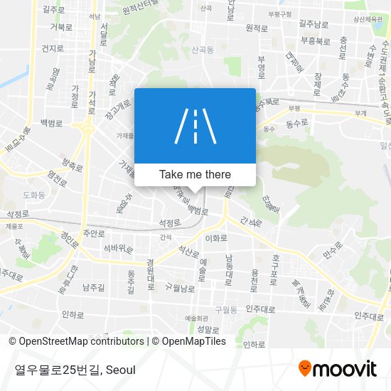 열우물로25번길 map
