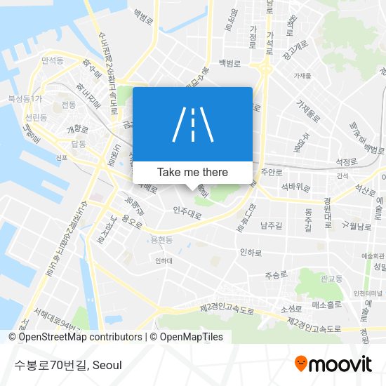 수봉로70번길 map