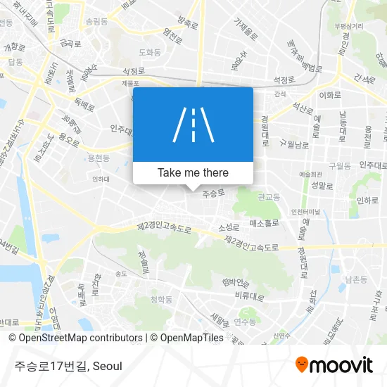 주승로17번길 map