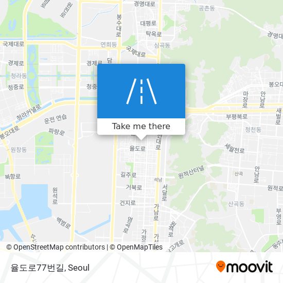 율도로77번길 map