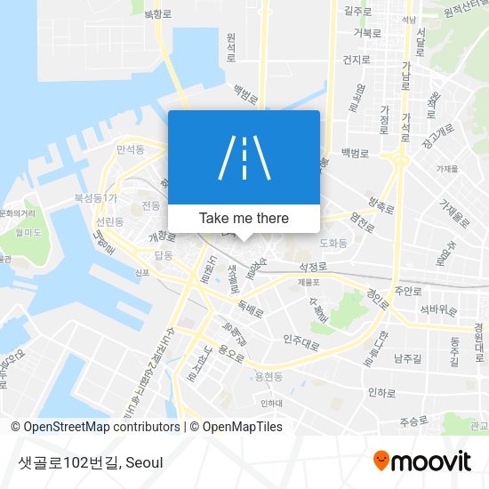 샛골로102번길 map