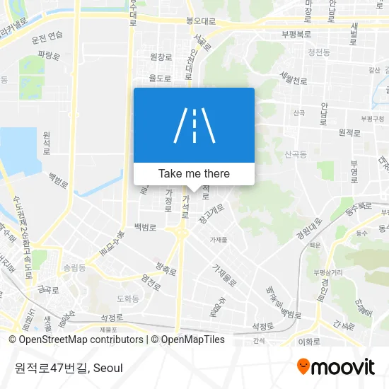 원적로47번길 map