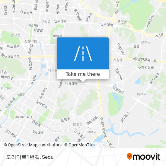 도리미로1번길 map