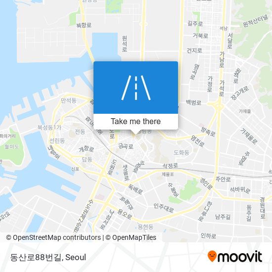 동산로88번길 map