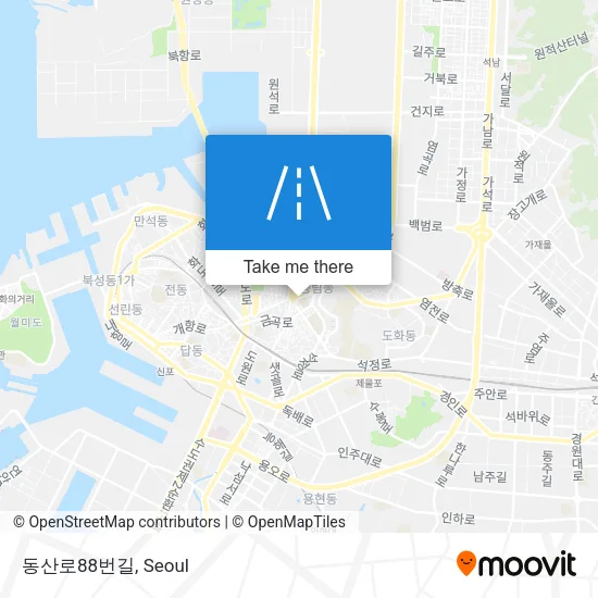 동산로88번길 map