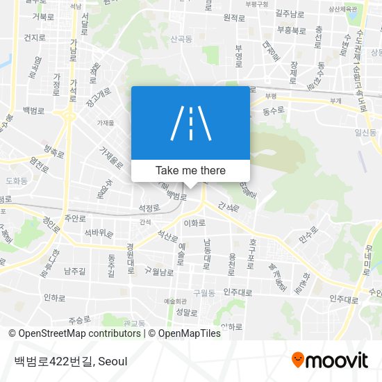백범로422번길 map