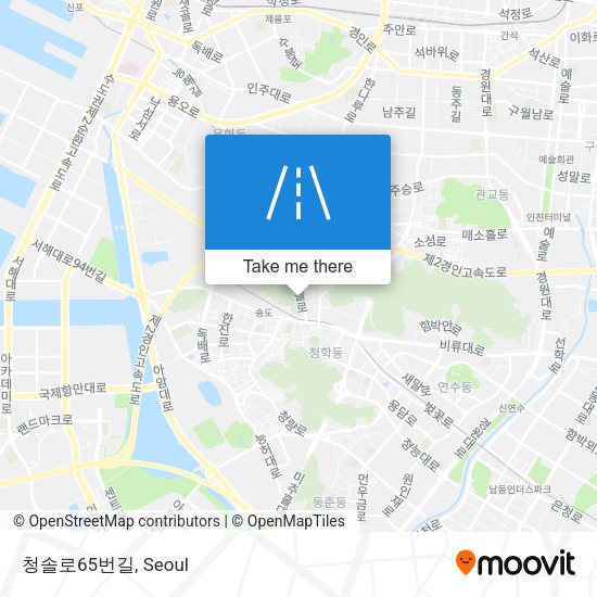 청솔로65번길 map