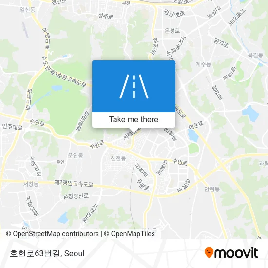 호현로63번길 map
