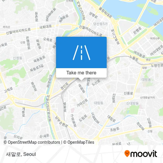 새말로 map