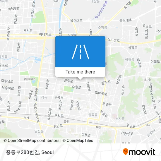 중동로280번길 map