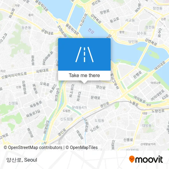 양산로 map