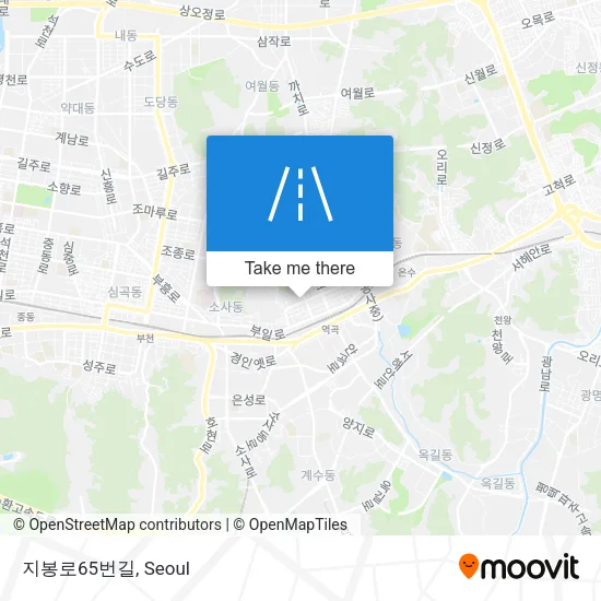 지봉로65번길 map