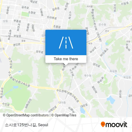 소사로125번나길 map