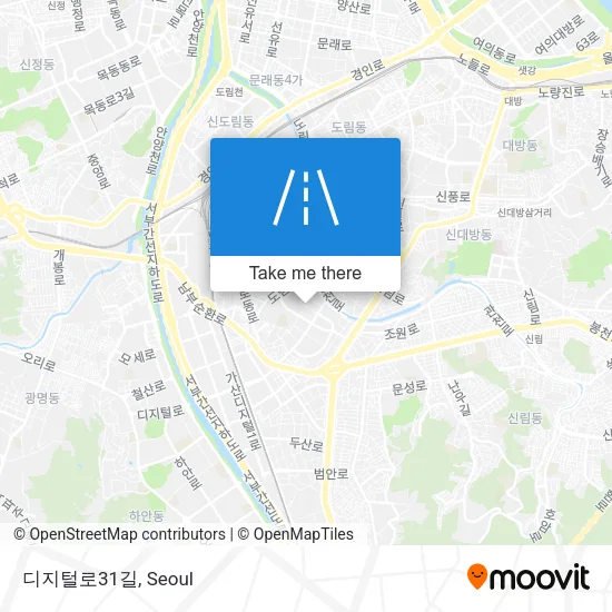 디지털로31길 map