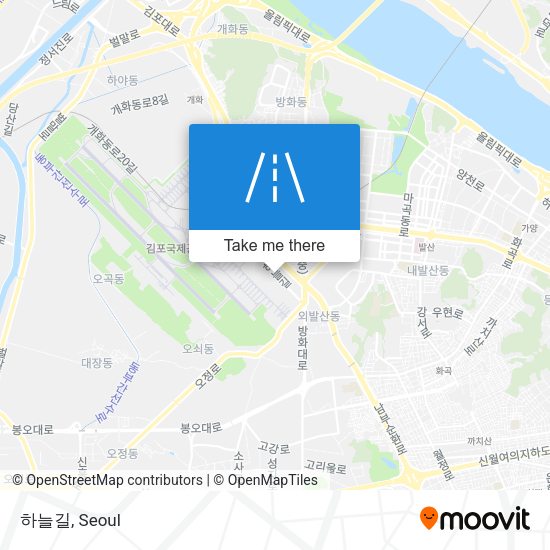 하늘길 map