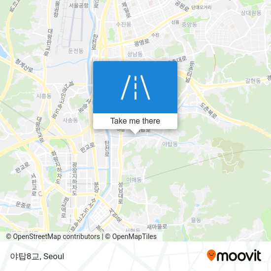 야탑8교 map