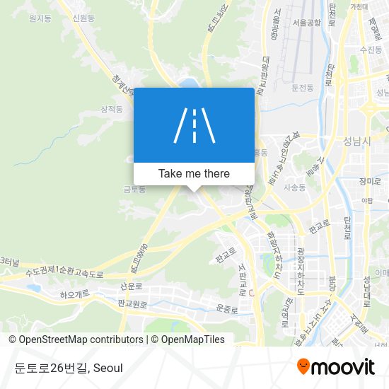 둔토로26번길 map