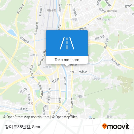 장미로38번길 map