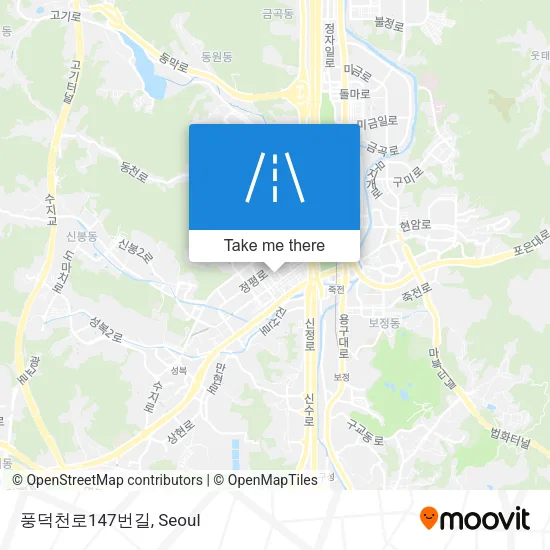 풍덕천로147번길 map
