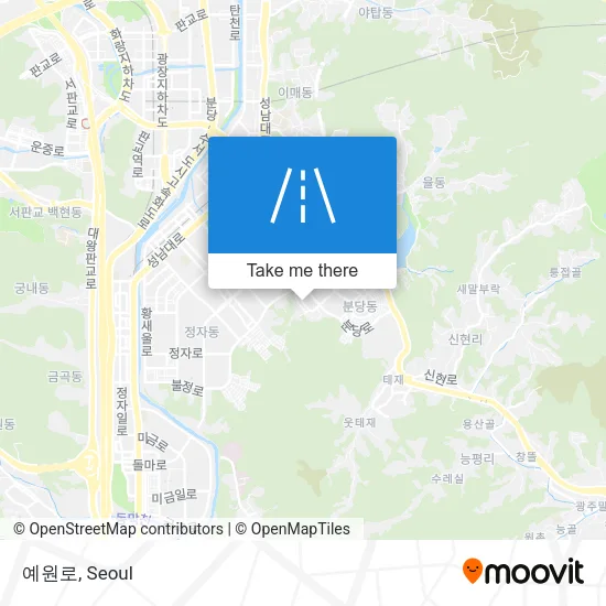 예원로 map