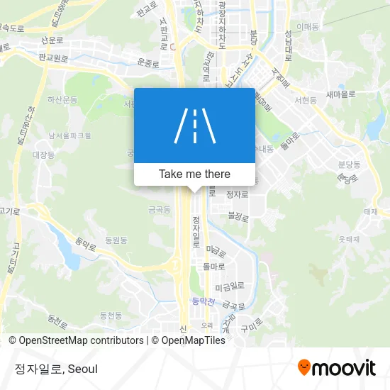 정자일로 map