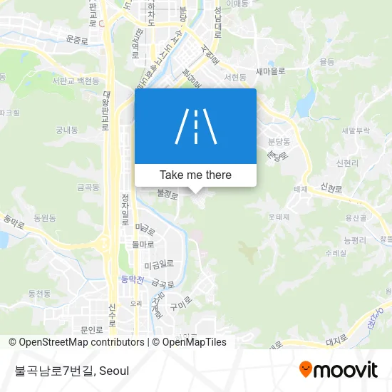 불곡남로7번길 map