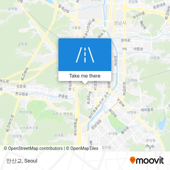 안산교 map